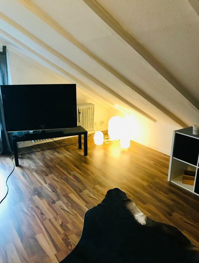 Grosse Dachgeschosswohnung Mit Kueche Und Badezimmer An Der Uniklinik Homburg Homburg  Bagian luar foto